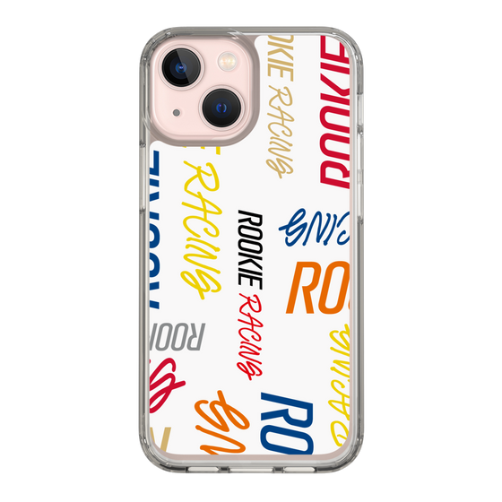 スリムプロテクションケース［ ルーキーレーシング - カラフルロゴ - ホワイト ］