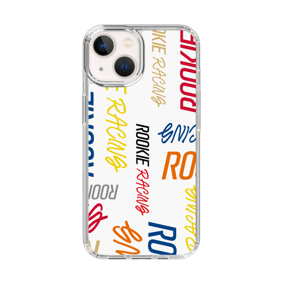 スリムプロテクションケース［ ルーキーレーシング - カラフルロゴ - ホワイト ］