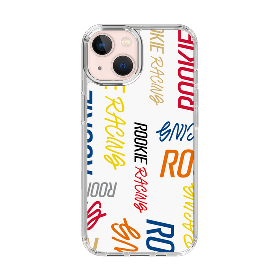 スリムプロテクションケース［ ルーキーレーシング - カラフルロゴ - ホワイト ］