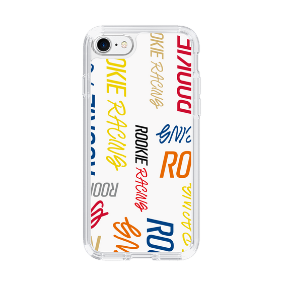 スリムプロテクションケース［ ルーキーレーシング - カラフルロゴ - ホワイト ］