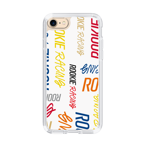 スリムプロテクションケース［ ルーキーレーシング - カラフルロゴ - ホワイト ］