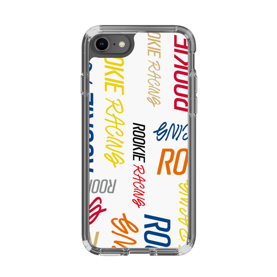 スリムプロテクションケース［ ルーキーレーシング - カラフルロゴ - ホワイト ］