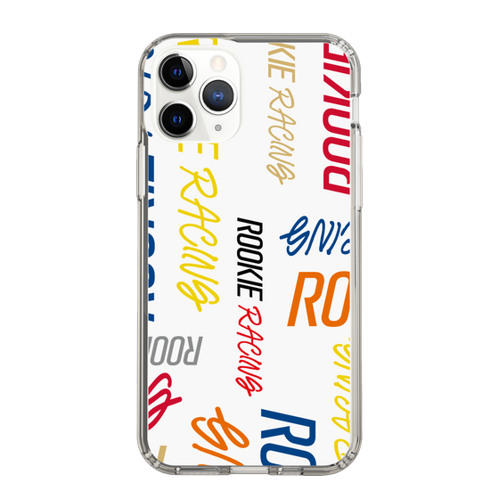 スリムプロテクションケース［ ルーキーレーシング - カラフルロゴ - ホワイト ］