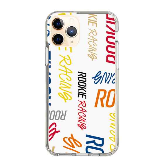 スリムプロテクションケース［ ルーキーレーシング - カラフルロゴ - ホワイト ］