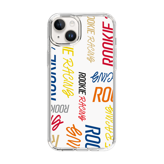 スリムプロテクションケース［ ルーキーレーシング - カラフルロゴ - ホワイト ］