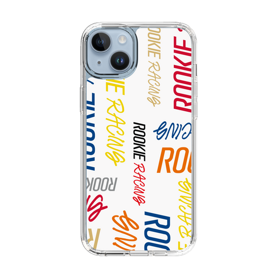 スリムプロテクションケース［ ルーキーレーシング - カラフルロゴ - ホワイト ］