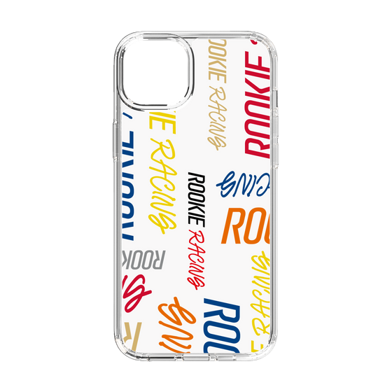 スリムプロテクションケース［ ルーキーレーシング - カラフルロゴ - ホワイト ］