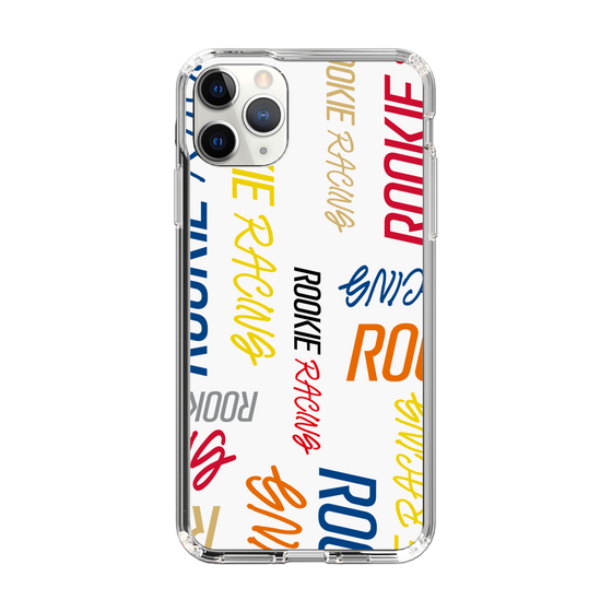 スリムプロテクションケース［ ルーキーレーシング - カラフルロゴ - ホワイト ］