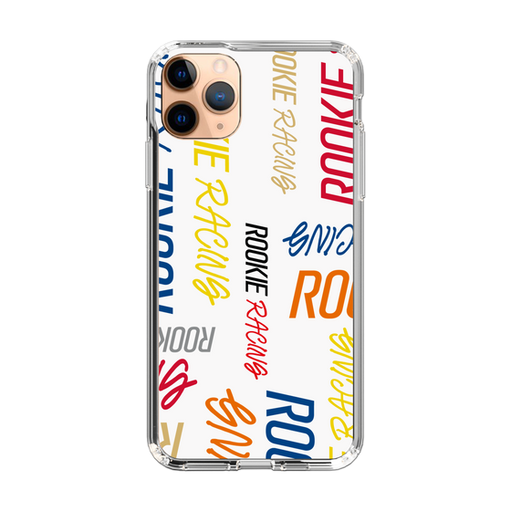 スリムプロテクションケース［ ルーキーレーシング - カラフルロゴ - ホワイト ］