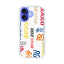 スリムプロテクションケース［ ルーキーレーシング - カラフルロゴ - ホワイト ］