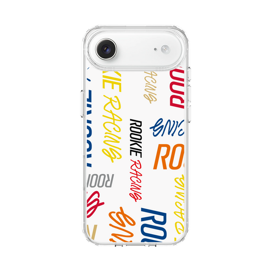 スリムプロテクションケース［ ルーキーレーシング - カラフルロゴ - ホワイト ］