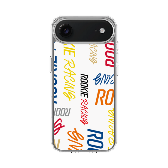 スリムプロテクションケース［ ルーキーレーシング - カラフルロゴ - ホワイト ］