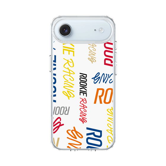 スリムプロテクションケース［ ルーキーレーシング - カラフルロゴ - ホワイト ］