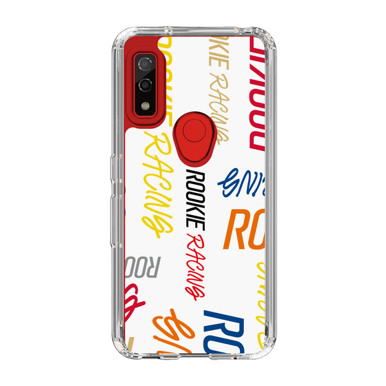 スリムプロテクションケース［ ルーキーレーシング - カラフルロゴ - ホワイト ］