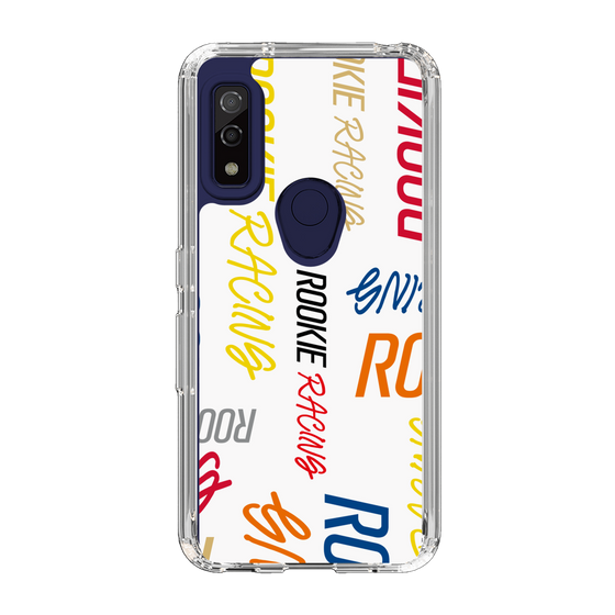 スリムプロテクションケース［ ルーキーレーシング - カラフルロゴ - ホワイト ］