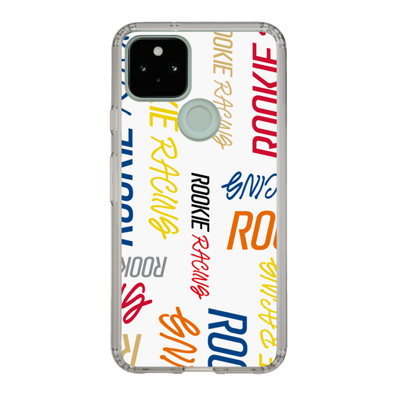 スリムプロテクションケース［ ルーキーレーシング - カラフルロゴ - ホワイト ］