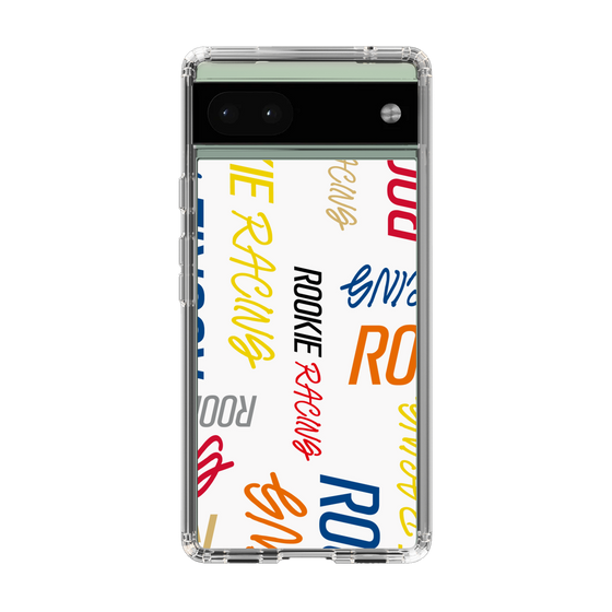 スリムプロテクションケース［ ルーキーレーシング - カラフルロゴ - ホワイト ］