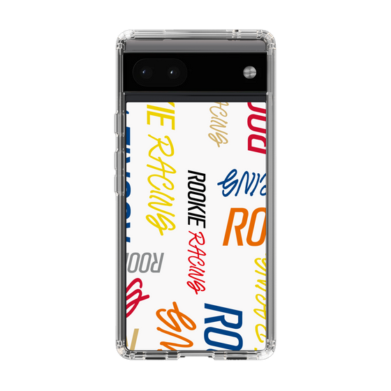 スリムプロテクションケース［ ルーキーレーシング - カラフルロゴ - ホワイト ］