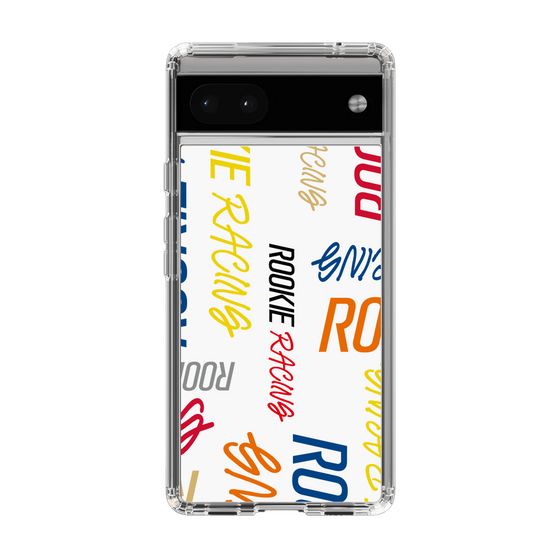 スリムプロテクションケース［ ルーキーレーシング - カラフルロゴ - ホワイト ］