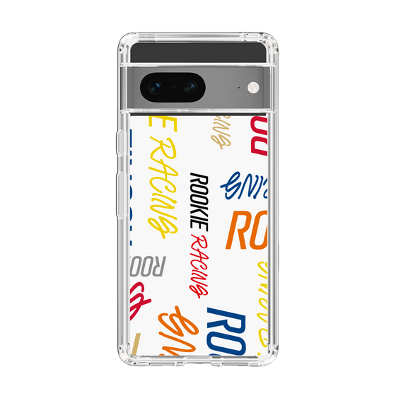 スリムプロテクションケース［ ルーキーレーシング - カラフルロゴ - ホワイト ］