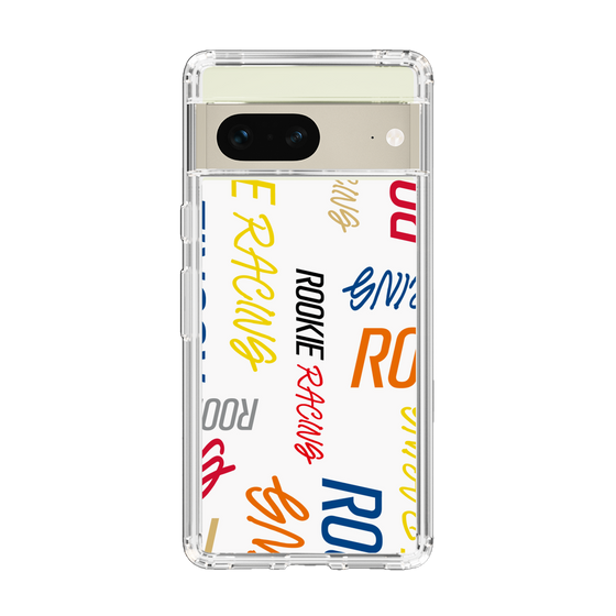 スリムプロテクションケース［ ルーキーレーシング - カラフルロゴ - ホワイト ］