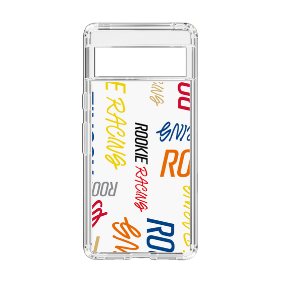 スリムプロテクションケース［ ルーキーレーシング - カラフルロゴ - ホワイト ］