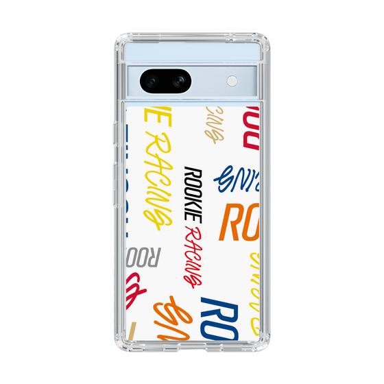 スリムプロテクションケース［ ルーキーレーシング - カラフルロゴ - ホワイト ］