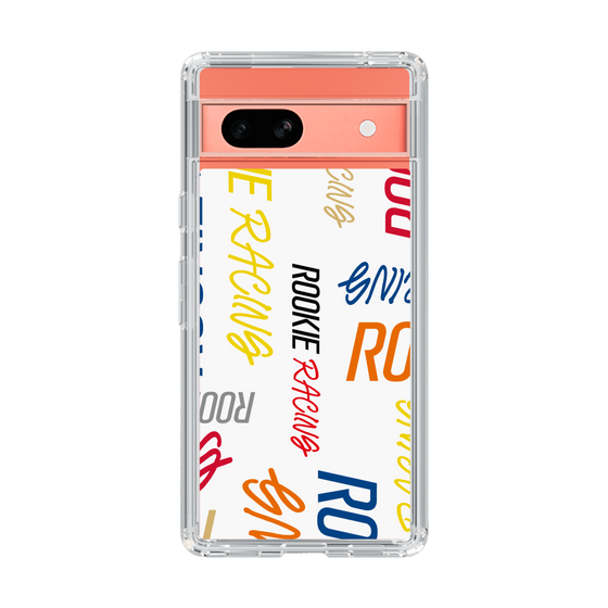 スリムプロテクションケース［ ルーキーレーシング - カラフルロゴ - ホワイト ］