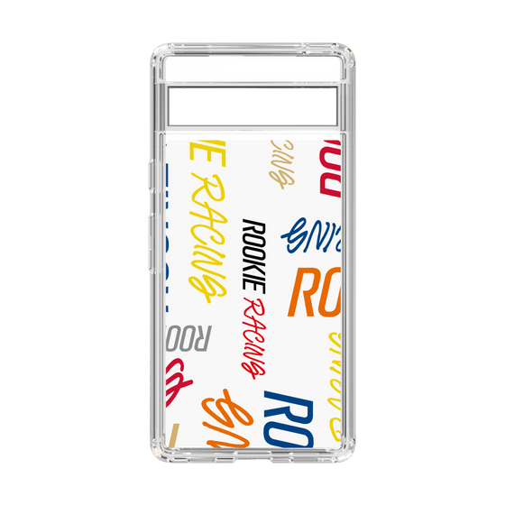 スリムプロテクションケース［ ルーキーレーシング - カラフルロゴ - ホワイト ］