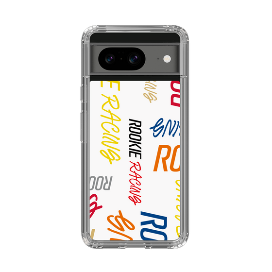 スリムプロテクションケース［ ルーキーレーシング - カラフルロゴ - ホワイト ］