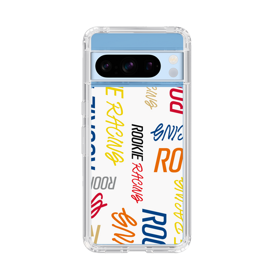 スリムプロテクションケース［ ルーキーレーシング - カラフルロゴ - ホワイト ］