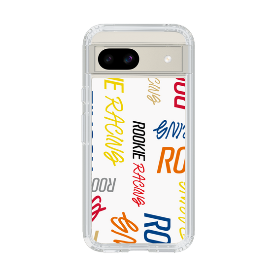 スリムプロテクションケース［ ルーキーレーシング - カラフルロゴ - ホワイト ］