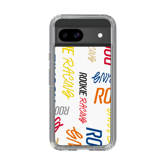 スリムプロテクションケース［ ルーキーレーシング - カラフルロゴ - ホワイト ］