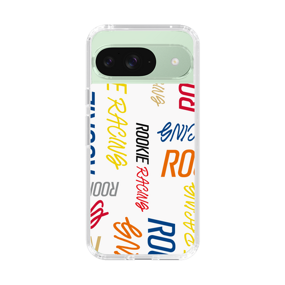 スリムプロテクションケース［ ルーキーレーシング - カラフルロゴ - ホワイト ］