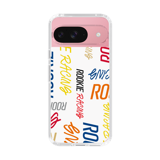 スリムプロテクションケース［ ルーキーレーシング - カラフルロゴ - ホワイト ］