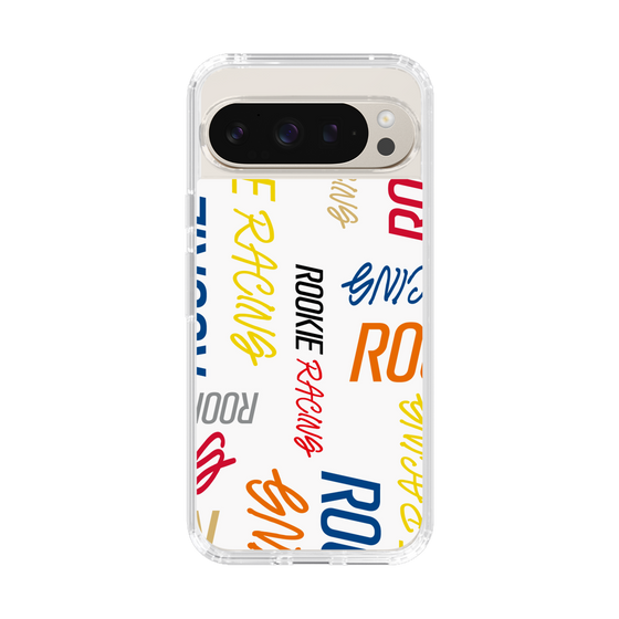 スリムプロテクションケース［ ルーキーレーシング - カラフルロゴ - ホワイト ］