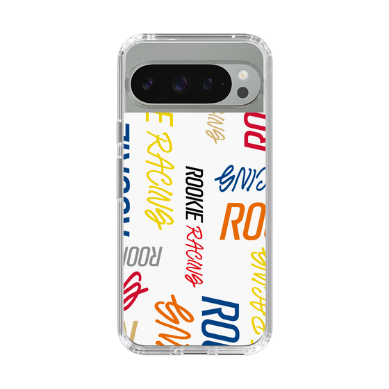 スリムプロテクションケース［ ルーキーレーシング - カラフルロゴ - ホワイト ］