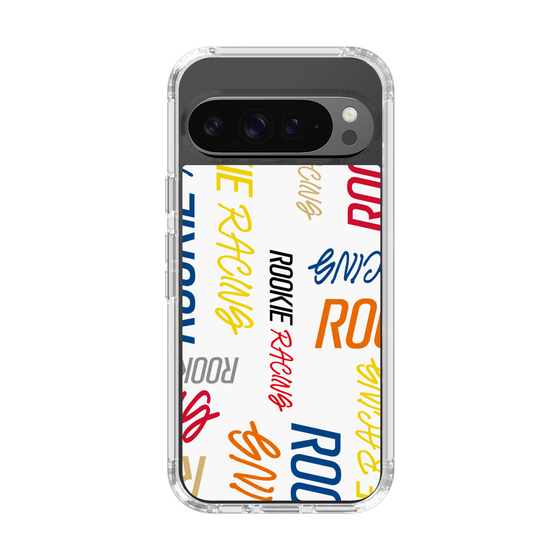 スリムプロテクションケース［ ルーキーレーシング - カラフルロゴ - ホワイト ］