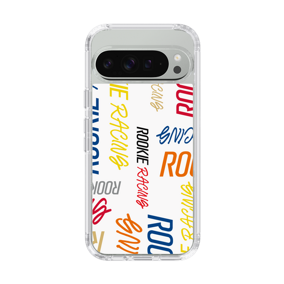 スリムプロテクションケース［ ルーキーレーシング - カラフルロゴ - ホワイト ］