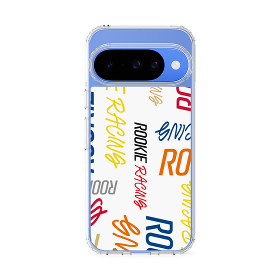 スリムプロテクションケース［ ルーキーレーシング - カラフルロゴ - ホワイト ］