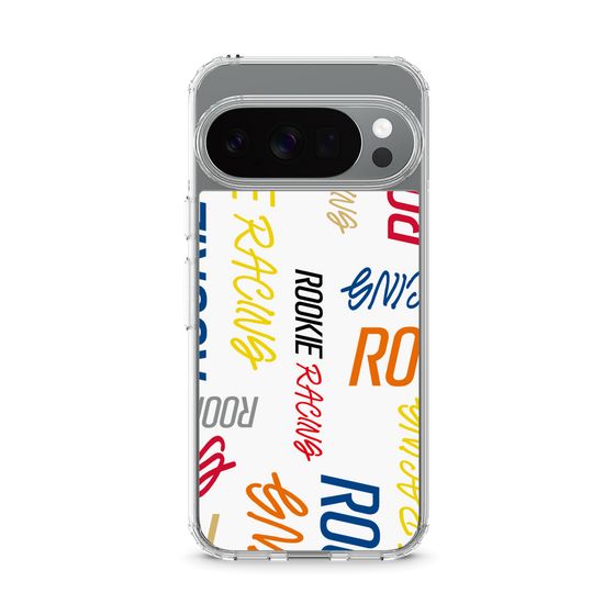 スリムプロテクションケース［ ルーキーレーシング - カラフルロゴ - ホワイト ］