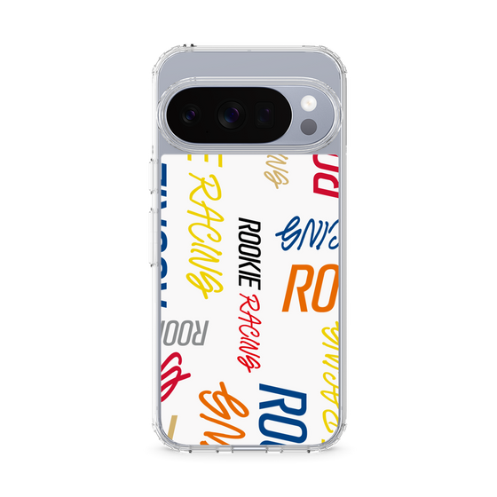 スリムプロテクションケース［ ルーキーレーシング - カラフルロゴ - ホワイト ］