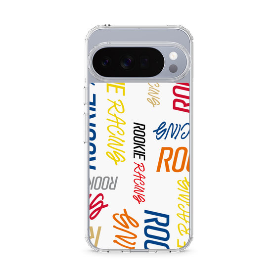 スリムプロテクションケース［ ルーキーレーシング - カラフルロゴ - ホワイト ］