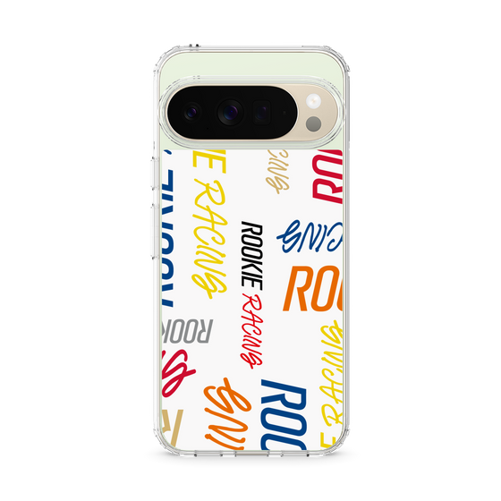 スリムプロテクションケース［ ルーキーレーシング - カラフルロゴ - ホワイト ］