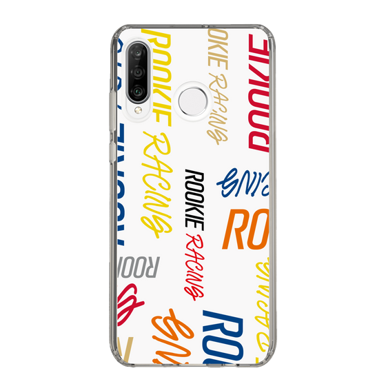 スリムプロテクションケース［ ルーキーレーシング - カラフルロゴ - ホワイト ］