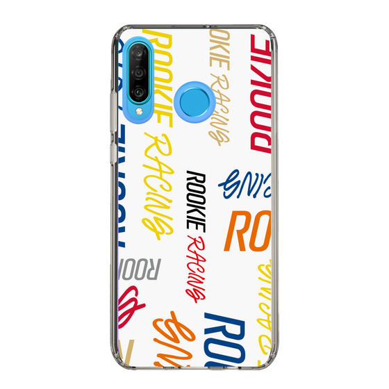 スリムプロテクションケース［ ルーキーレーシング - カラフルロゴ - ホワイト ］