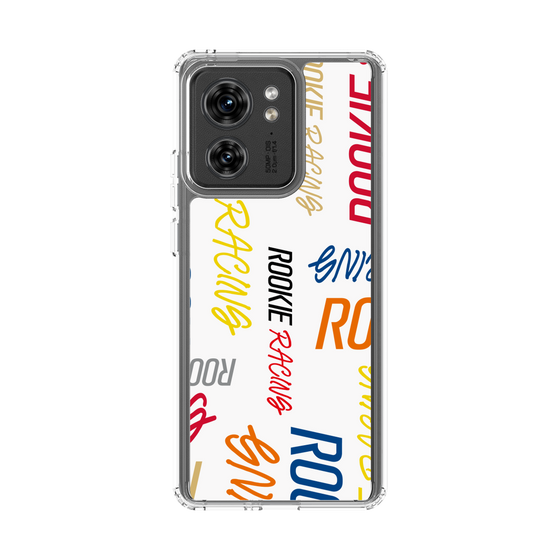 スリムプロテクションケース［ ルーキーレーシング - カラフルロゴ - ホワイト ］