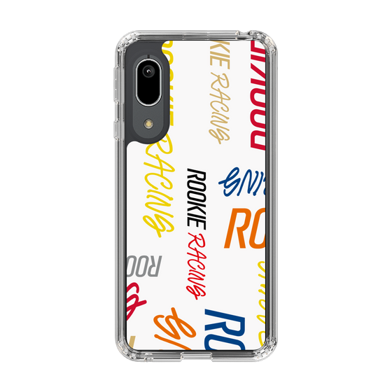 スリムプロテクションケース［ ルーキーレーシング - カラフルロゴ - ホワイト ］