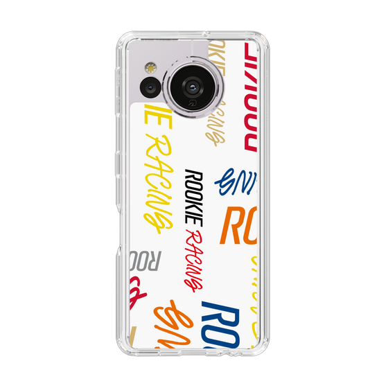 スリムプロテクションケース［ ルーキーレーシング - カラフルロゴ - ホワイト ］