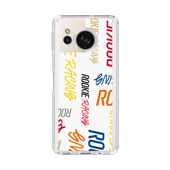 スリムプロテクションケース［ ルーキーレーシング - カラフルロゴ - ホワイト ］